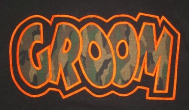 Exclusive Groom Double Applique-5 Sizes