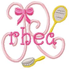 Hairbows - Monogram font 21