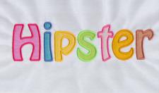 Hipster Applique Font - 4 Sizes