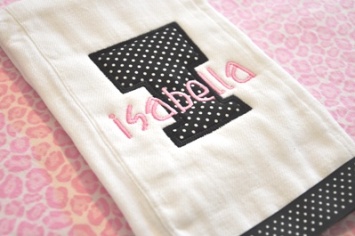 Blockhead Applique Font - 3 Sizes