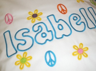 Funkadelic 60s 70s Retro Applique Font - 4 Sizes