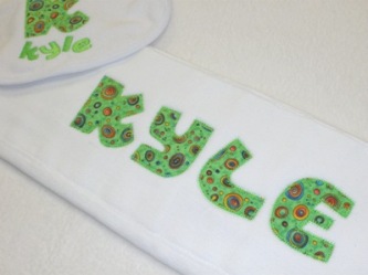 Jeepers Applique Font - 5 Sizes