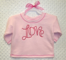 Love 1 Applique Design