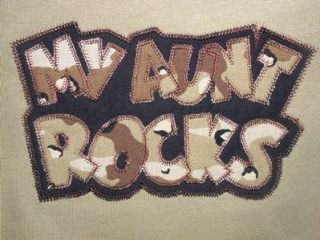 Exclusive MY AUNT ROCKS Double Applique - 5 sizes!