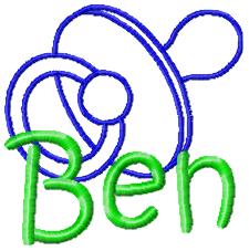 Pacifier - Monogram Font 32
