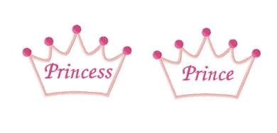 Applique Crown 4x4 & 5x7