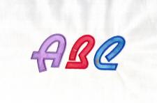 Retro Applique Font - 2 sizes