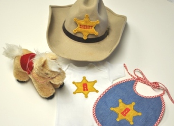 Little Sheriff Monogram PLUS MTM Freestanding Badges