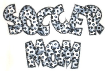 Exclusive SOCCER MOM Double Applique - 5 sizes!