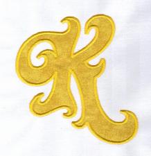 Splendid Monogram Applique-5x7 BEAUTIFUL
