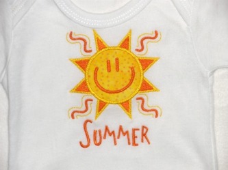 FREE - Summer Sun Applique - 3 Sizes