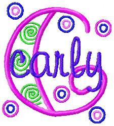 Swirly - Monogram Font 6
