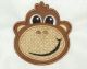 MONKEY Face Applique Design