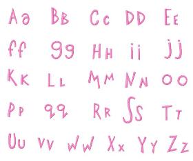 Tweet Heart Font - 3 sizes