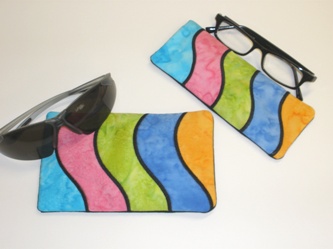 Pieced Wave Readers and Sunglasses Cases