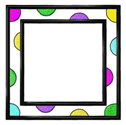 FREE - Whimsy Dots Font Frame 3 Sizes