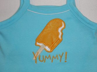 Yummy Ice Cream Applique-3 Sizes