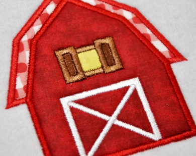 Barn Applique - Barnyard