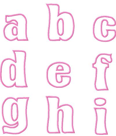 Fairy Princess Applique Font