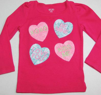 FREE Candy Hearts Applique Designs